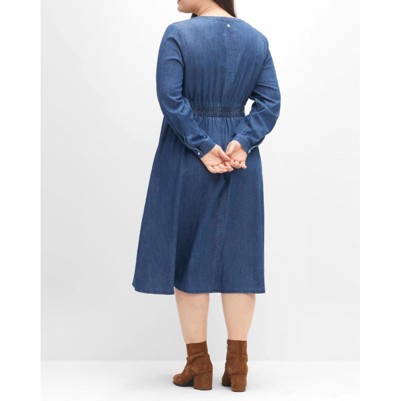 Sheego džinsinė suknelė , bleu used denim