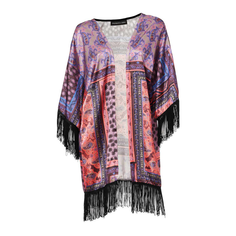 Patrizia dini dizainerio kimono, spalvingas