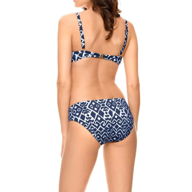 Class international optimiser bikinis su petnešėlėmis, tamsiai baltas, e formos