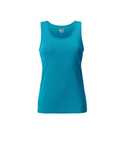 Fruit of the loom prekės ženklo sportinė viršutinė dalis, turkio spalvos