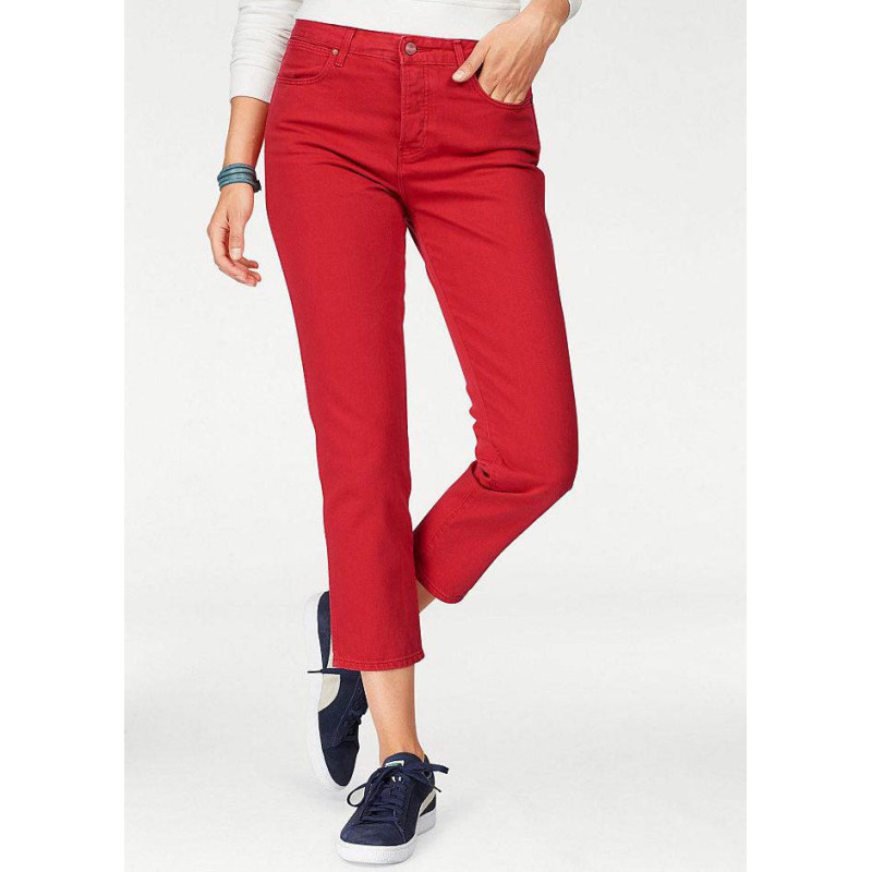 Wrangler prekės ženklo 7/8 džinsai, raudoni