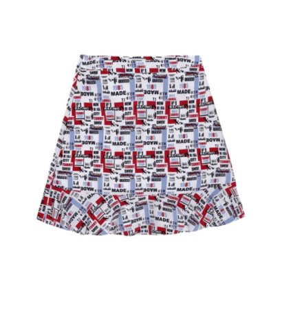 Tommy jeans prekės ženklo sijonas su atvartais, spalvingas