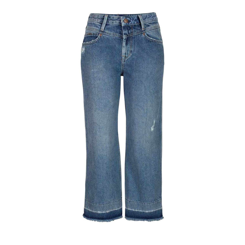 Pepe jeans prekės ženklo "culotte" džinsai, mėlyni