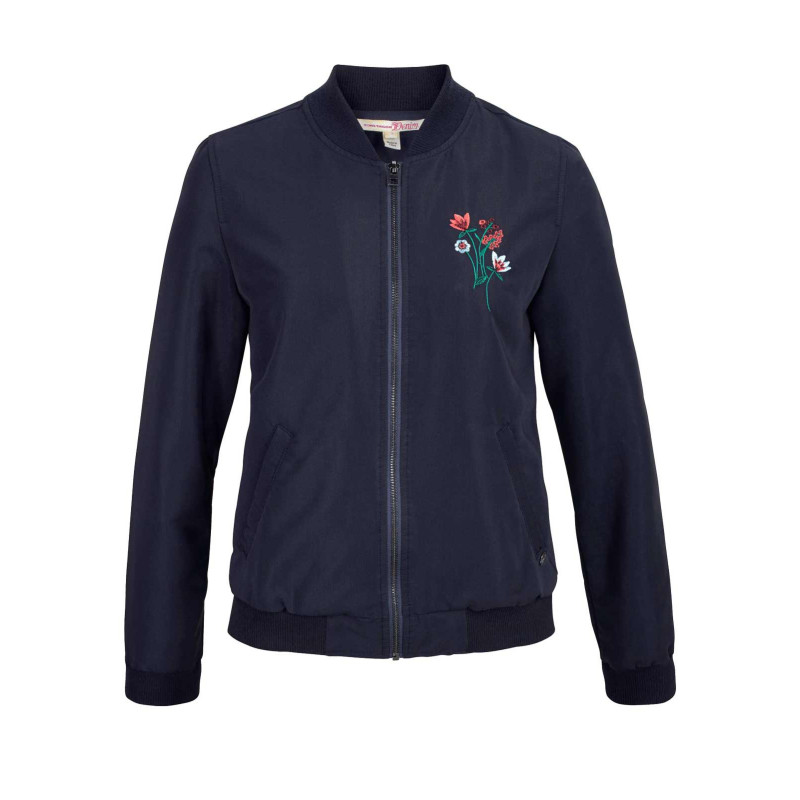 Tom tailor denim firminis moteriškas bliuzonas, tamsiai mėlynos spalvos