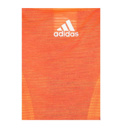 Adidas prekės ženklo marškinėliai, oranžiniai