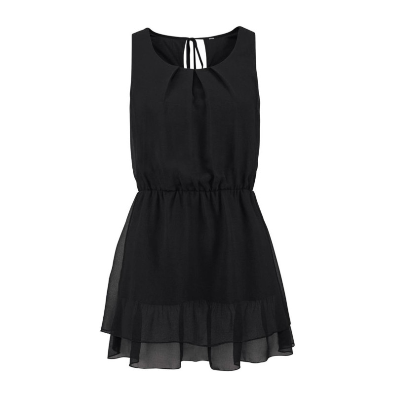 Vivance collection Šifono palaidinės viršus, juodas