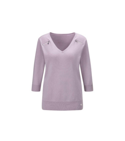 Création l premium kašmyro merino megztinis, violetinės spalvos
