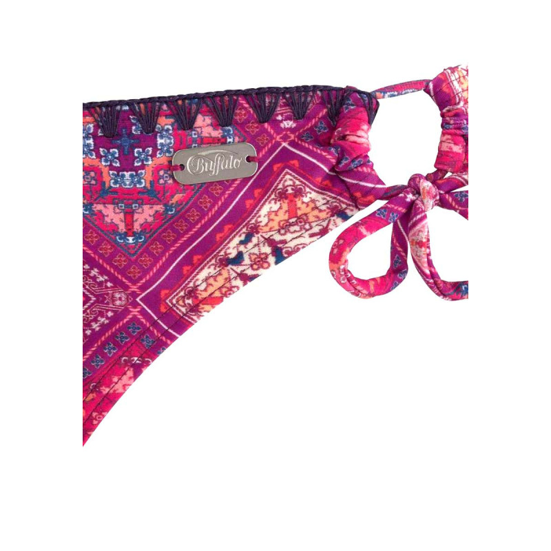 Buffalo prekės ženklo trikampis bikinis, bordo spalvos, c/d taurės