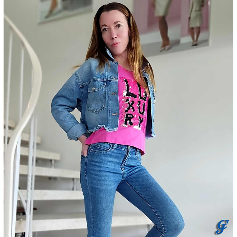 Wrangler prekės ženklo džinsinė striukė, mėlyna, naudota
