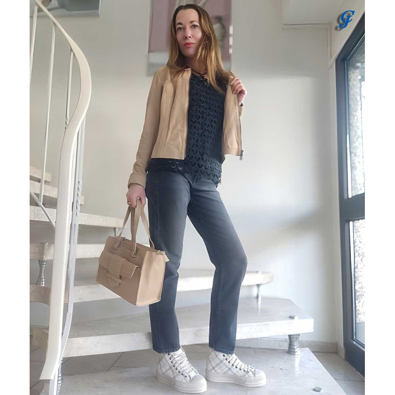 S. oliver brand slim boyfriend džinsai, juodi-naudoti