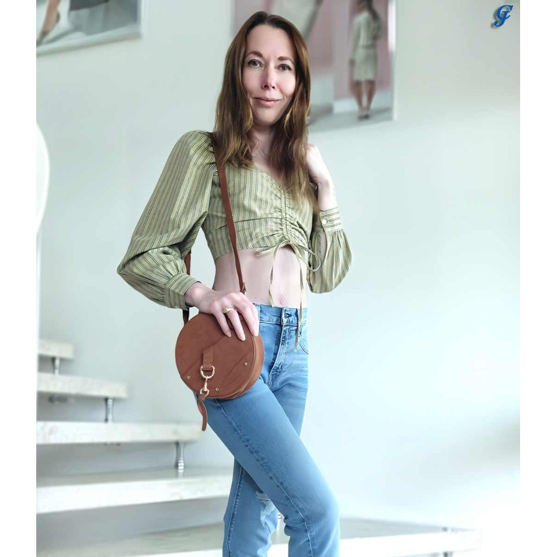 Levi's firminė palaidinė su raukiniais, alyvuogių žalios spalvos