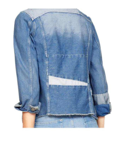 Pepe jeans prekės ženklo džinsinė striukė, šviesiai mėlyna