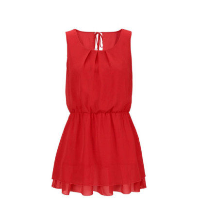Vivance collection Šifono palaidinės viršus, raudona