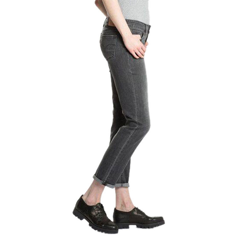 Levi's prekės ženklo moteriški džinsai, pilki, naudoti, 34 colių