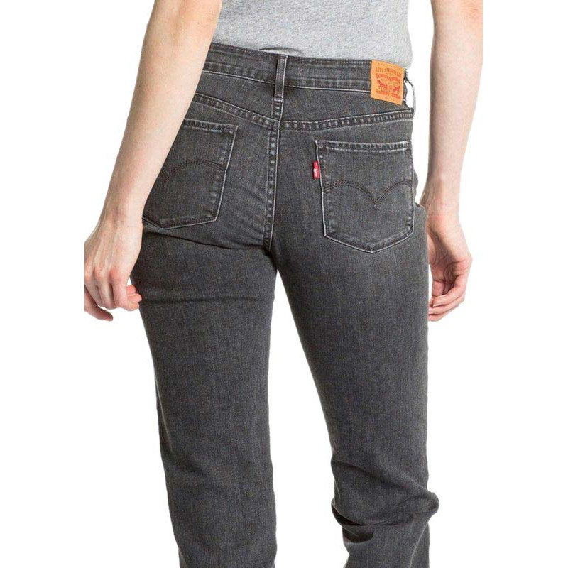 Levi's prekės ženklo moteriški džinsai, pilki, naudoti, 34 colių