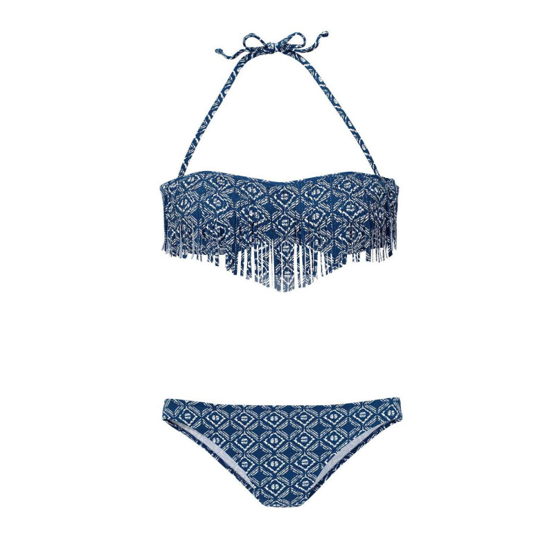 Venice beach prekės ženklo bandeau bikinis, mėlynos ir baltos spalvos