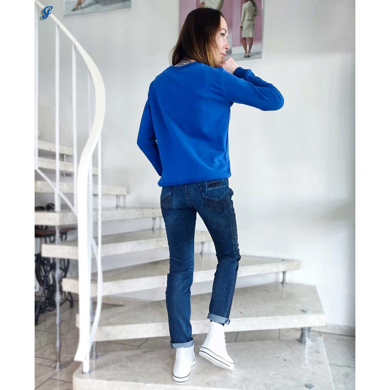 Marc o´polo prekės ženklo "boyfriend" džinsai, mėlynai juodi, 30 colių