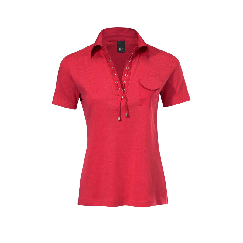 Heine - best connections polo marškinėliai su raišteliais, raudoni