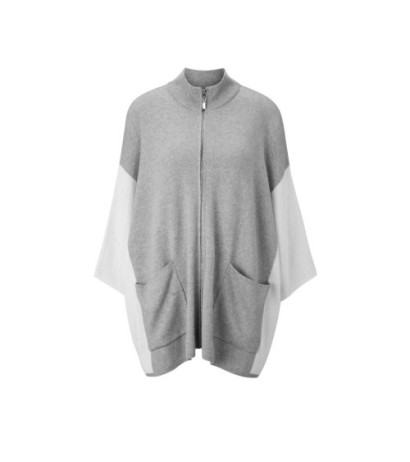 Rick cardona dizainerio megztinis oversized, pilkai melsvos spalvos