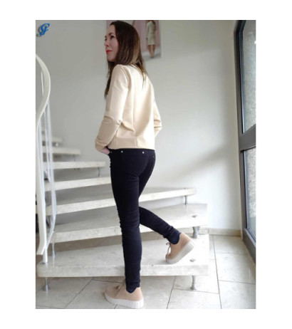 Hechter paris brand skinny-fit džinsai, juodi