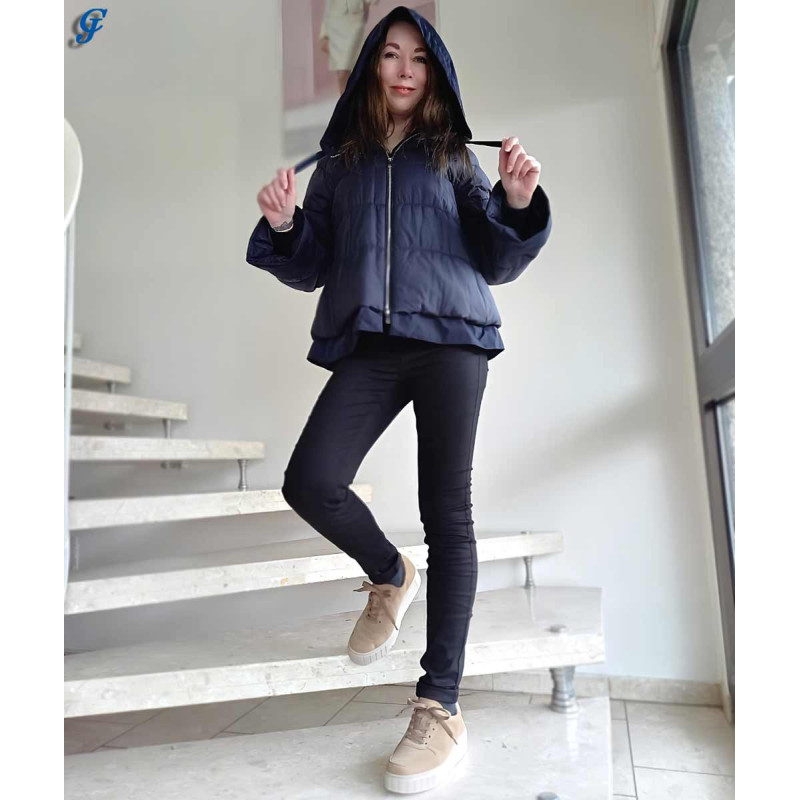 Hechter paris brand skinny-fit džinsai, juodi