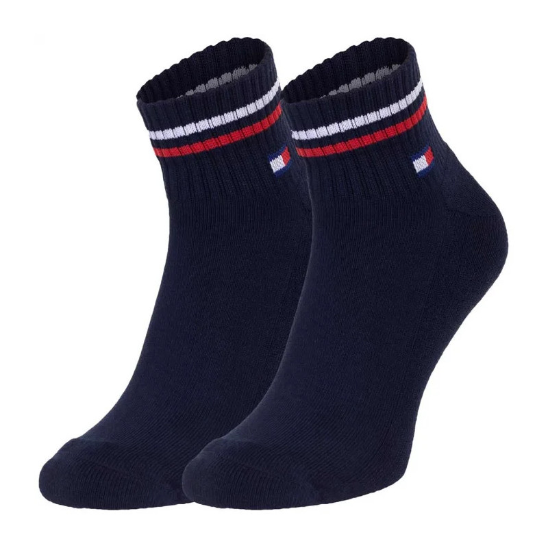 Tommy Hilfiger TH Uni Tj Quarter 2P Iconic Dark Navy 701228177 002  (TH1290-b) kojinės