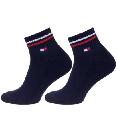 Tommy Hilfiger TH Uni Tj Quarter 2P Iconic Dark Navy 701228177 002  (TH1290-b) kojinės