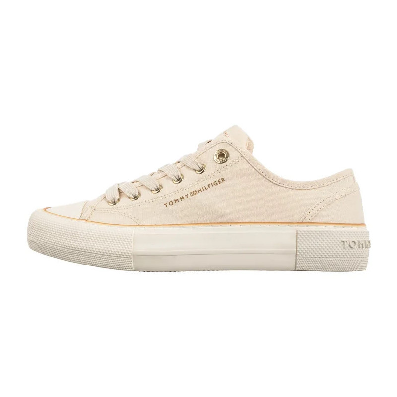 Tommy Hilfiger Low Cut Lace-Up Sneaker Off White T3A9-33733-0890530 (TH1302-a) bateliai