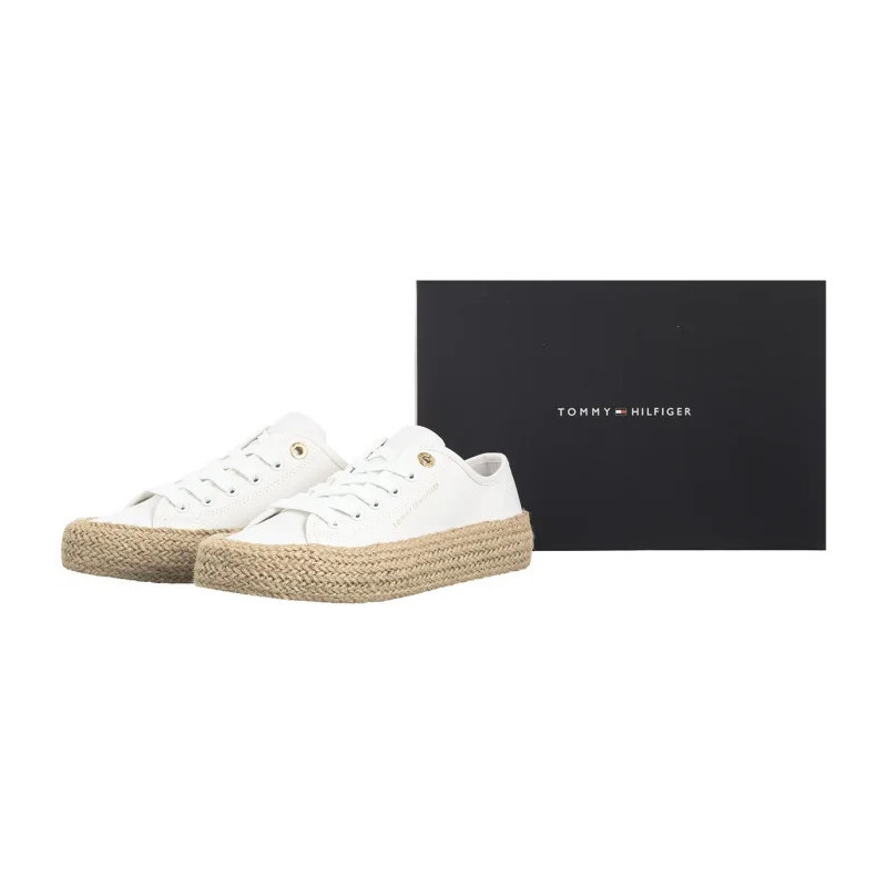 Tommy Hilfiger Low Cut Lace-UP Sneaker White T3A9-33732-0890100 (TH1303-a) sportiniai bateliai