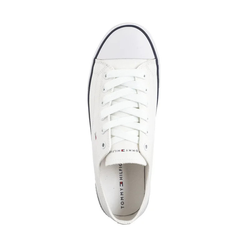 Tommy Hilfiger Low Cut Lace-Up Sneaker White T3X9-33846-0890100 (TH1305-a) bateliai