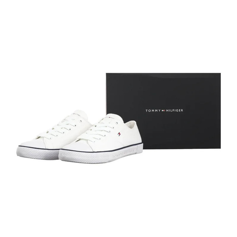 Tommy Hilfiger Low Cut Lace-Up Sneaker White T3X9-33846-0890100 (TH1305-a) bateliai