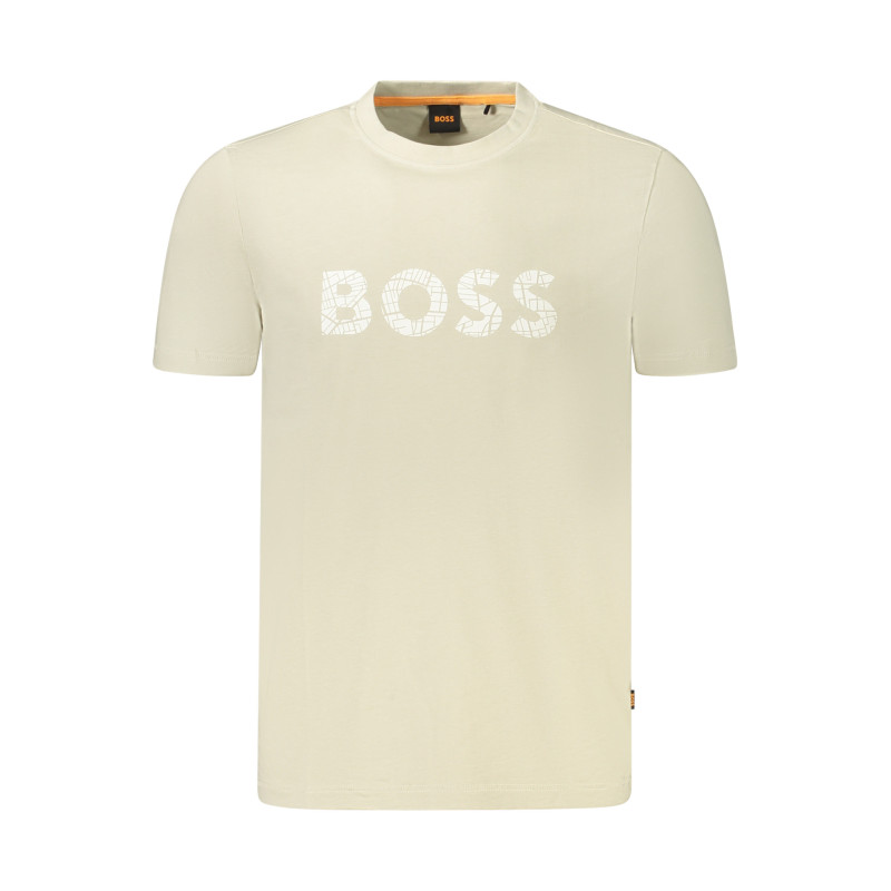 Boss marškinėliai 50534923TELOGOTEXTURE Beige