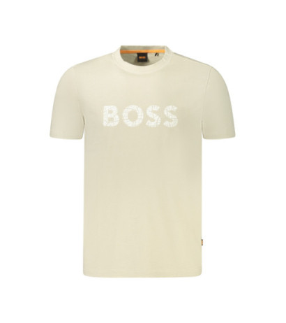 Boss marškinėliai 50534923TELOGOTEXTURE Beige