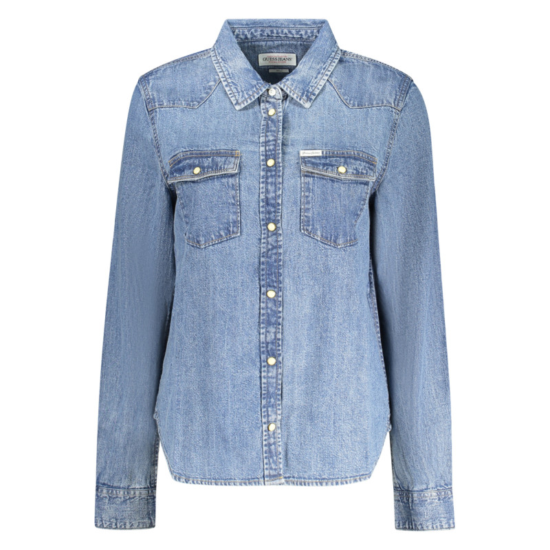 Guess jeans marškiniai W5RH35D5M81 Mėlyna