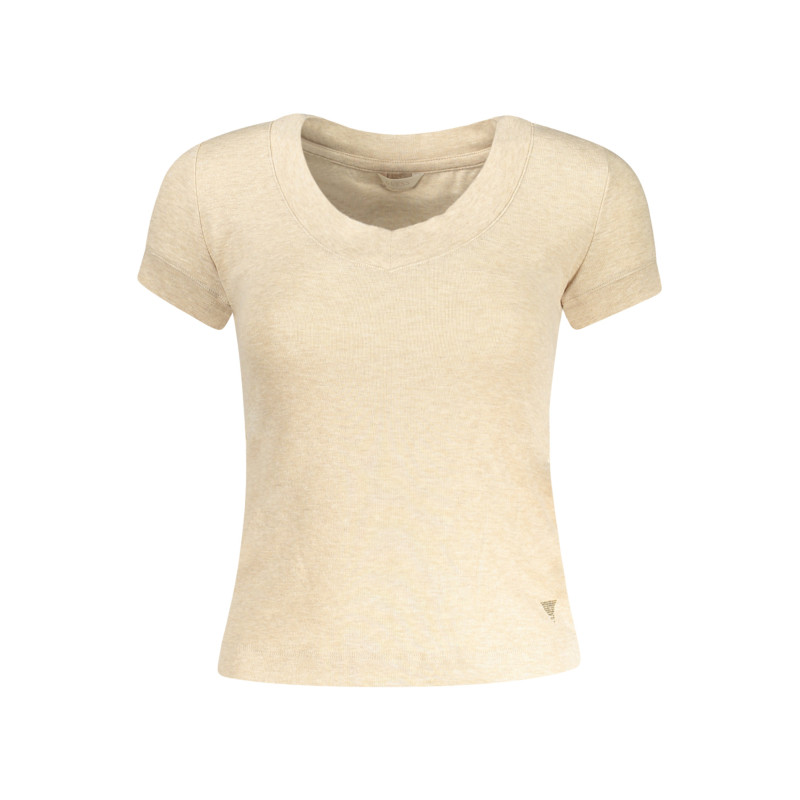 Guess jeans marškinėliai W5RP17KCNH2 Beige
