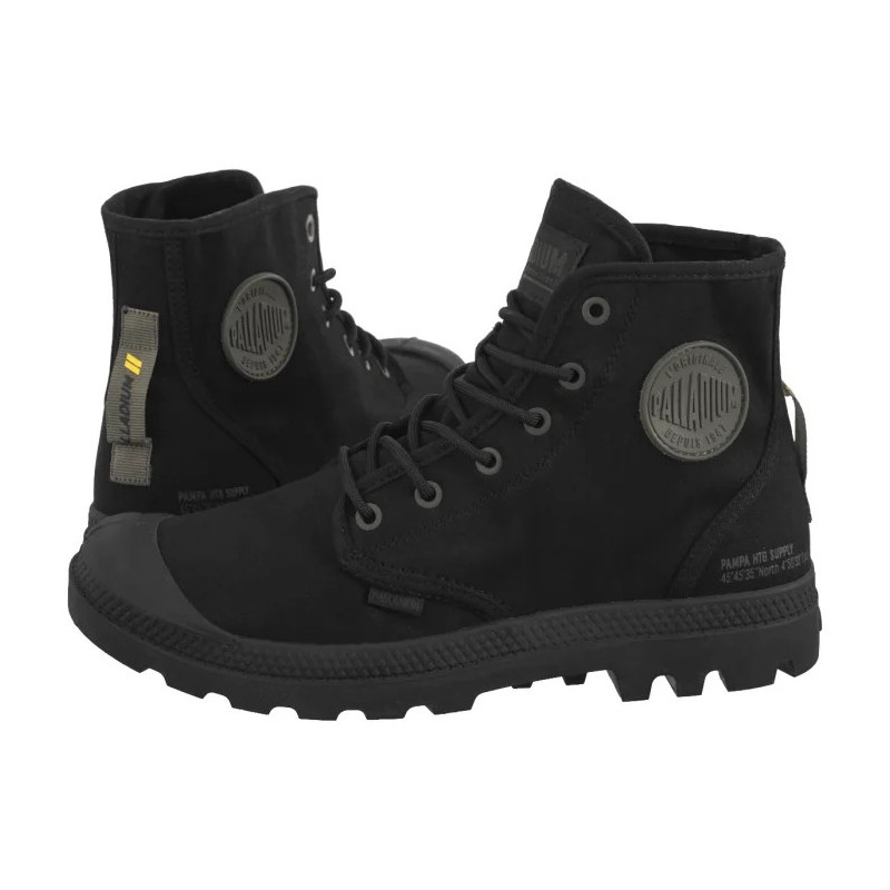 Palladium Pampa Hi Htg Supply Black 77356-001-M (PA99-c) batai