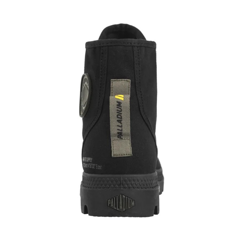 Palladium Pampa Hi Htg Supply Black 77356-001-M (PA99-c) batai
