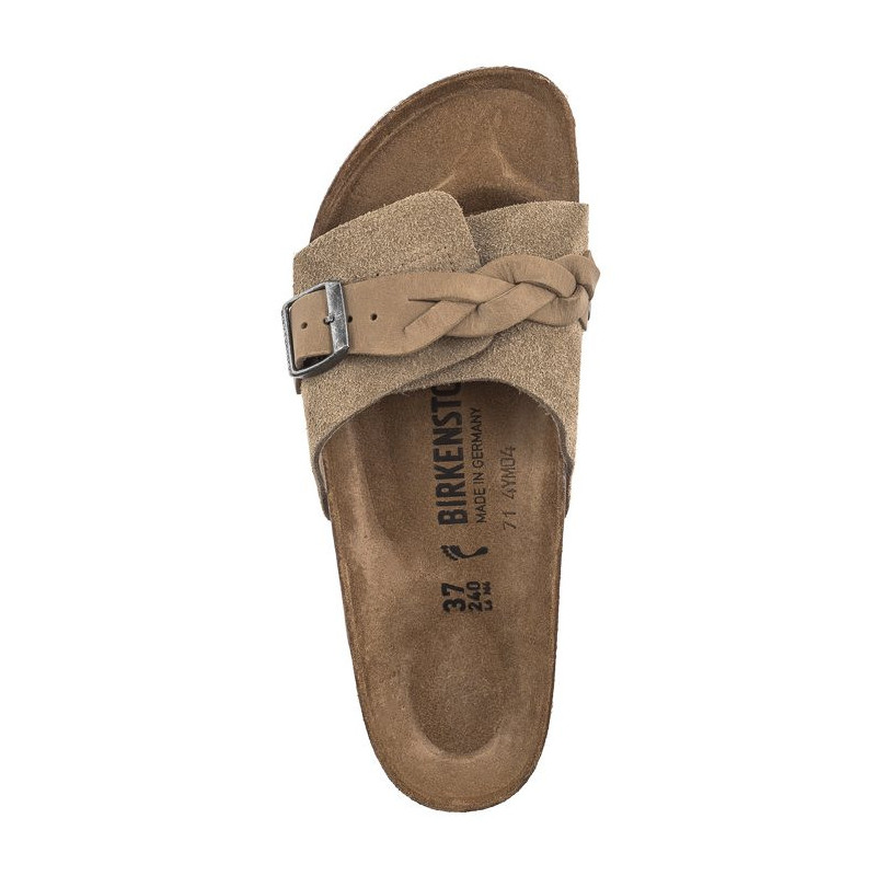 Birkenstock Oita Braided Taupe 1026730 (BK264-a) Moteriški batai/šlepetės