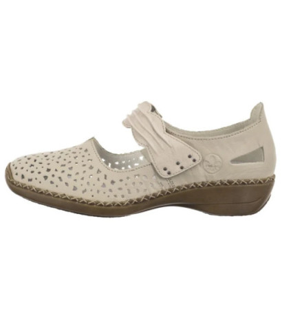 Rieker Beżowe 41399-60 Beige (RI21-b) bateliai