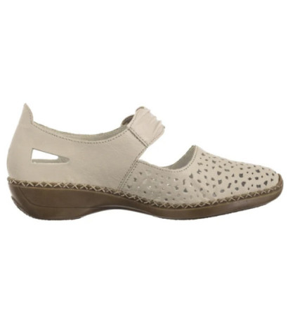 Rieker Beżowe 41399-60 Beige (RI21-b) bateliai