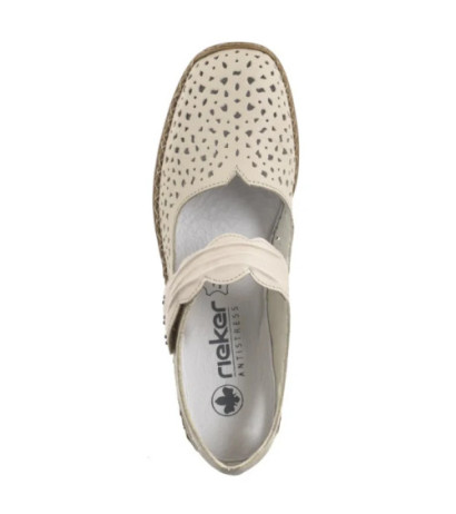 Rieker Beżowe 41399-60 Beige (RI21-b) bateliai