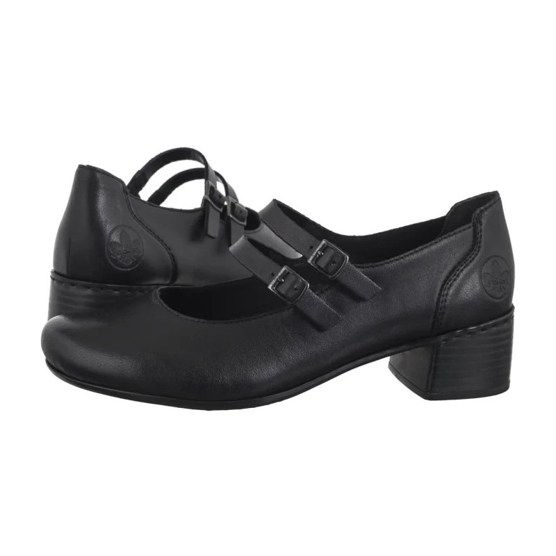 Rieker Czarne 41651-00 Black (RI237-a) bateliai