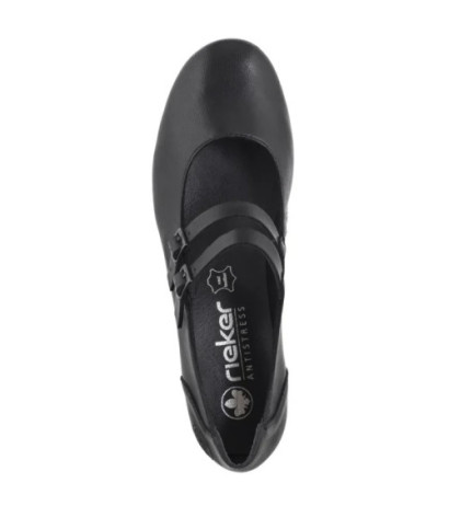 Rieker Czarne 41651-00 Black (RI237-a) bateliai