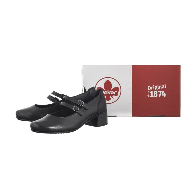 Rieker Czarne 41651-00 Black (RI237-a) bateliai