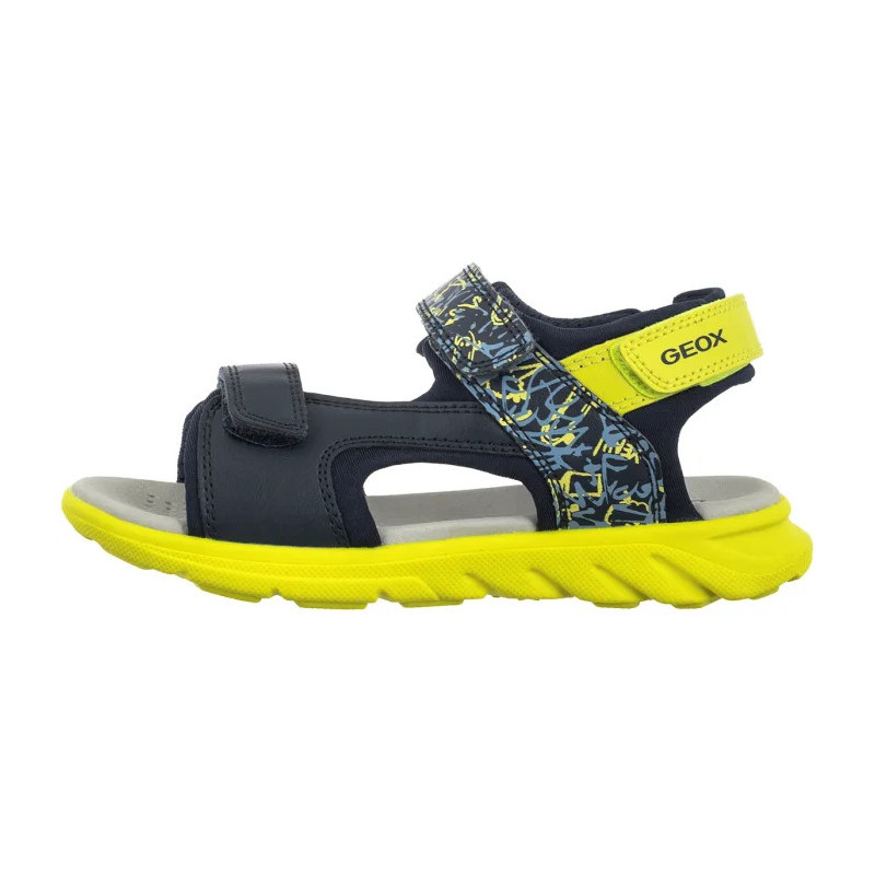 Geox J Sandal Airadyum A Navy/Lime J55F1E 01504 C0749 (GE213-a) sandalai