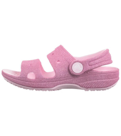 Crocs Classic Crosc Glitter Sandal Pink Milk 207983-6ZW (CR346-a) sandalai