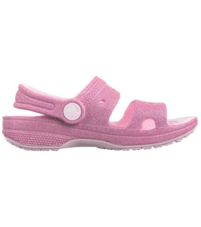 Crocs Classic Crosc Glitter Sandal Pink Milk 207983-6ZW (CR346-a) sandalai
