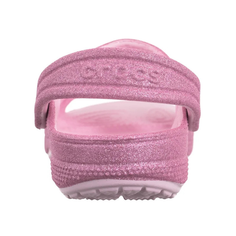 Crocs Classic Crosc Glitter Sandal Pink Milk 207983-6ZW (CR346-a) sandalai