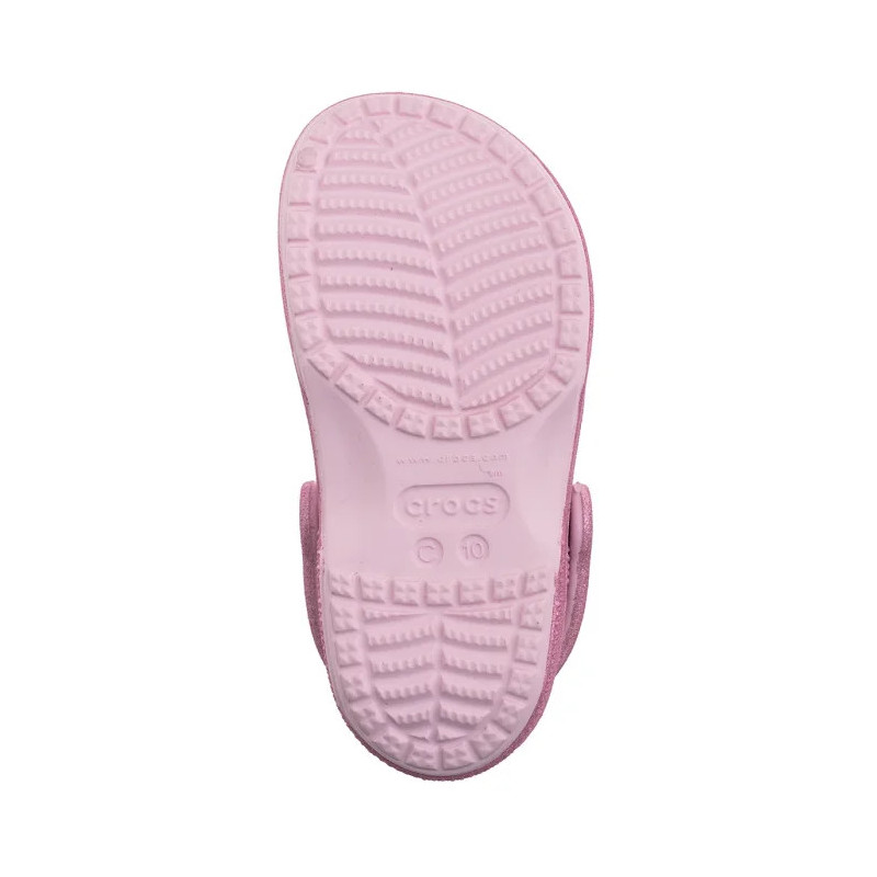Crocs Classic Crosc Glitter Sandal Pink Milk 207983-6ZW (CR346-a) sandalai