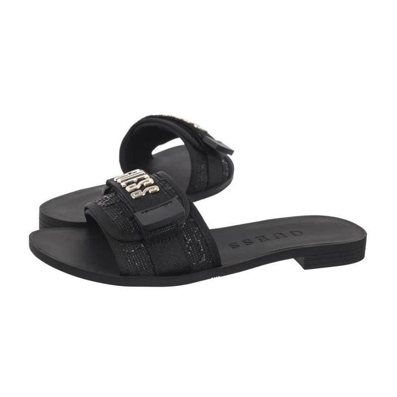 Guess Elyze FLGEL3 ELE19 Black (GU602-b) Moteriški batai/šlepetės